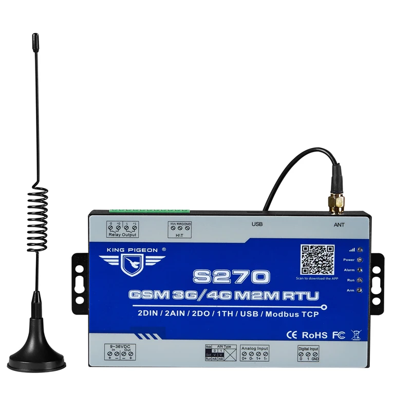 3G 4G LTE промышленный RTU GPRS Modbus шлюз интегрированная облачная платформа