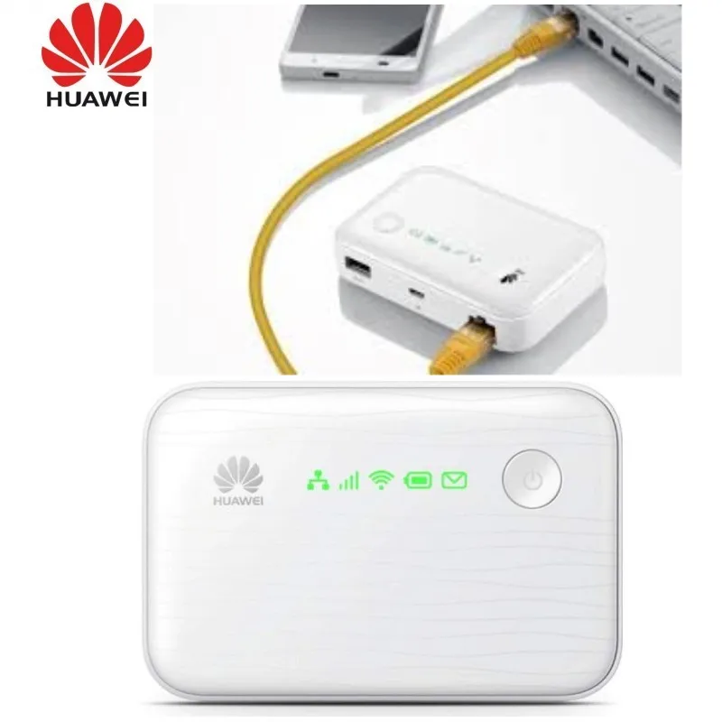 Huawei E5730 3g Мобильный Wi Fi точки доступа с Ethernet Порты и разъёмы 5200 мАч Мощность банк (3g