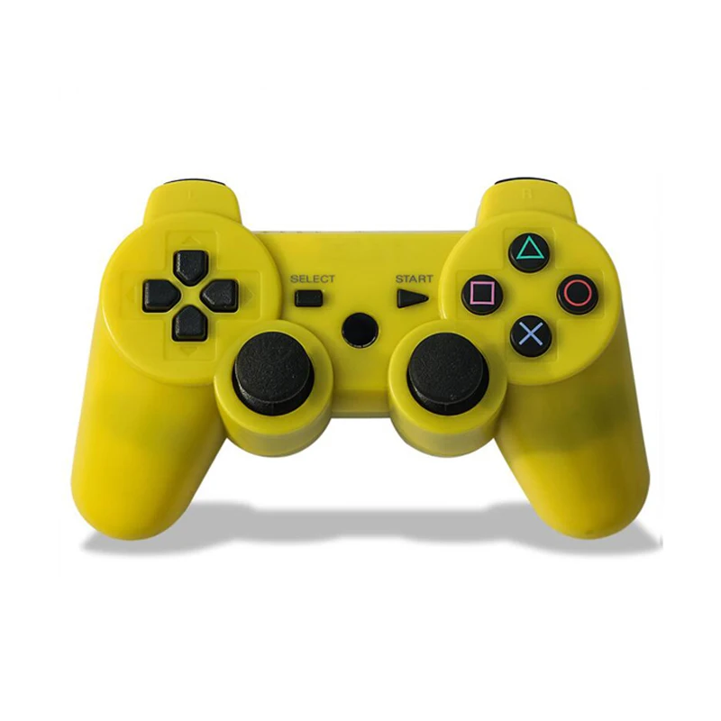 Yellow Для sony PS3 беспроводной контроллер Bluetooth геймпад для PlayStation 3 консоль Dualshock игровой джойстик Джойстик Joy Pad геймпады - Цвет: Yellow