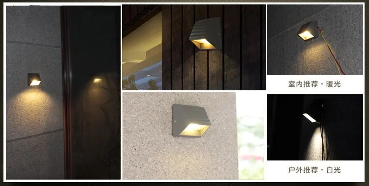 

Outdoor wall lamps led porch light aisle staircase lamp modern minimalist creative LED garden lamp