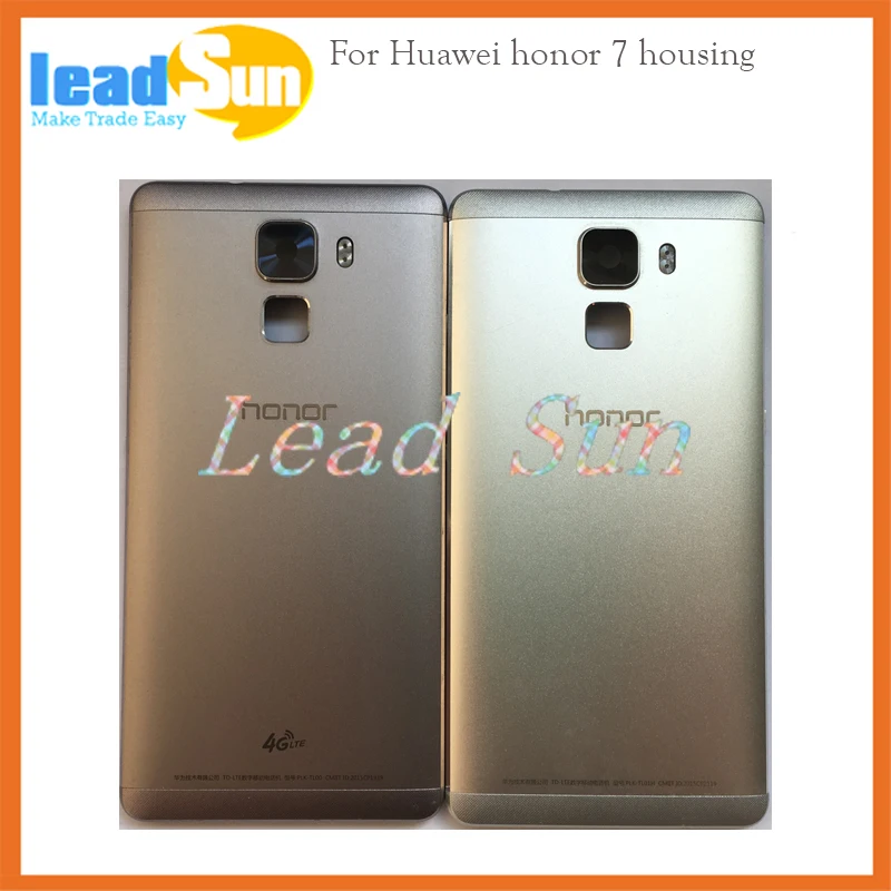 Замена высокого качества для Huawei Honor 7 задняя крышка батарейного отсека задняя дверь с объективом камеры Кнопка регулировки громкости