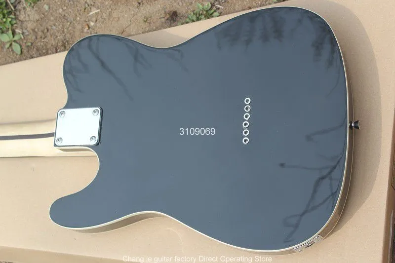 Китайский завод гитары на заказ Новый связывающий корпус 6 струн черная