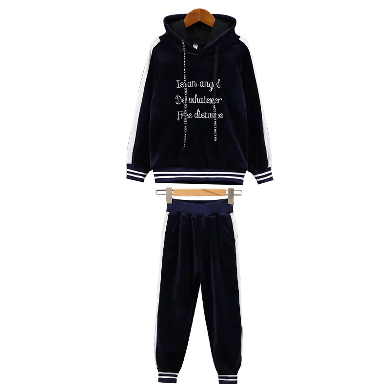 Children Clothing 2018 Autumn Winter Girls Clothes 2Pcs Christmas Outfit Kids Sport Suit For Sets 8 | Детская одежда и обувь