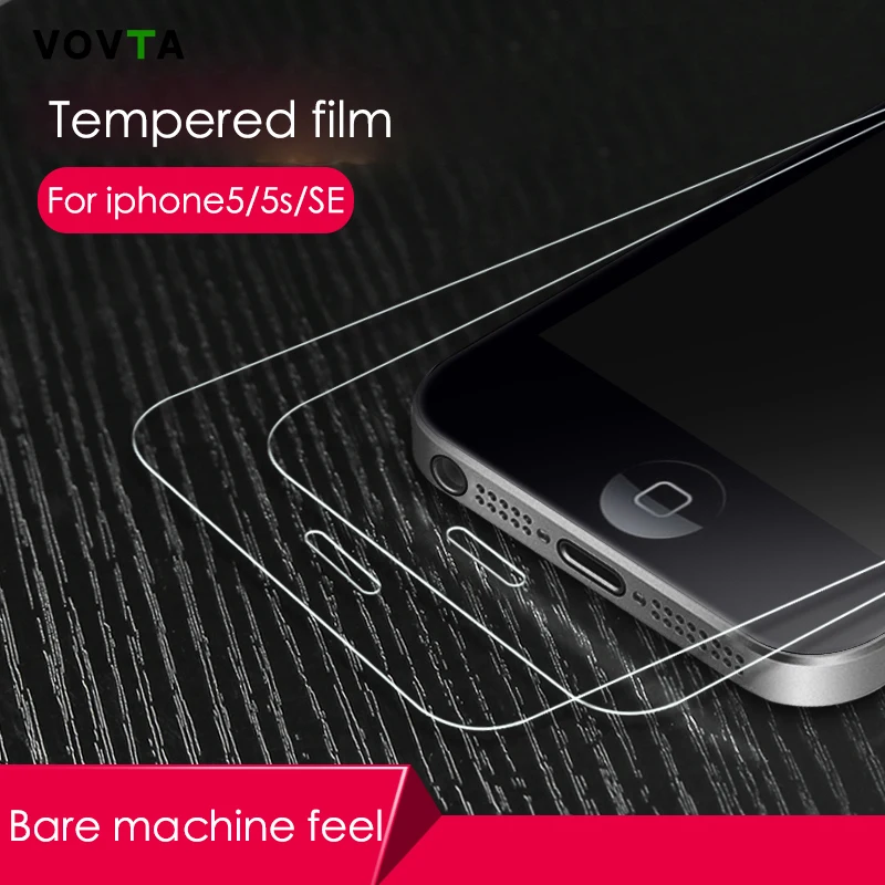 VOVTA закаленное стекло для iPhone 5 5S SE 0 3 мм противоударный взрывозащищенный 4 дюймов