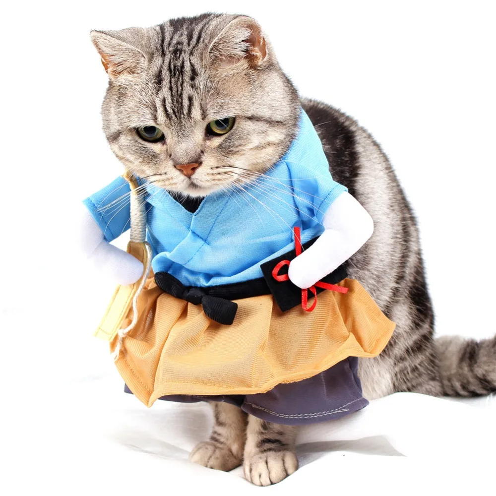 Смешная одежда для кошек косплей костюм собак товары домашних животных Одежда