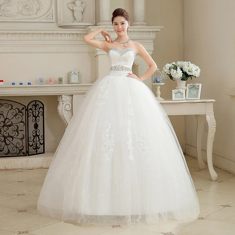 Fansmile Милое сексуальное винтажное свадебное платье на шнуровке Vestidos размера плюс свадебное платье Robe de Mariee