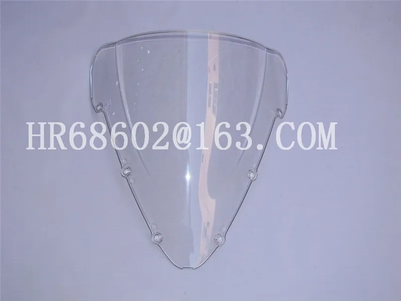 Для Honda CBR 600 F4I CBR600 2001 2002 2003 2004 2005 2006 01 02 03 04 05 07 Белый ветровое стекло двойной