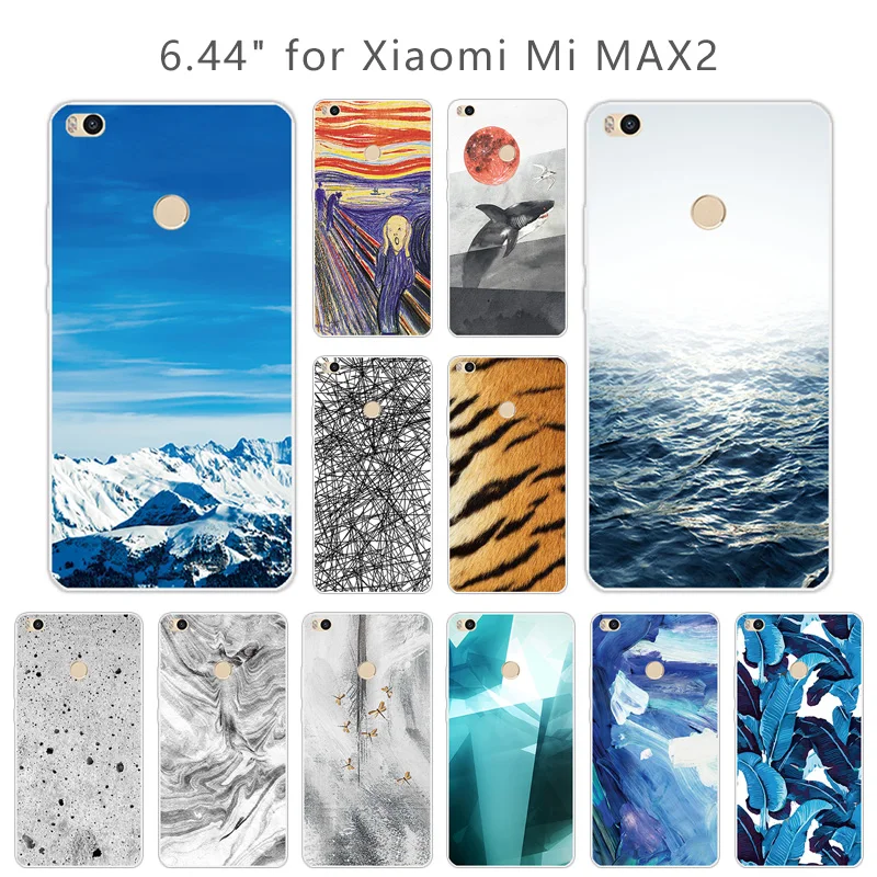Чехол для Mi Max 2 чехол Xiaomi Max2 мягкий силиконовый прозрачный из ТПУ телефона |