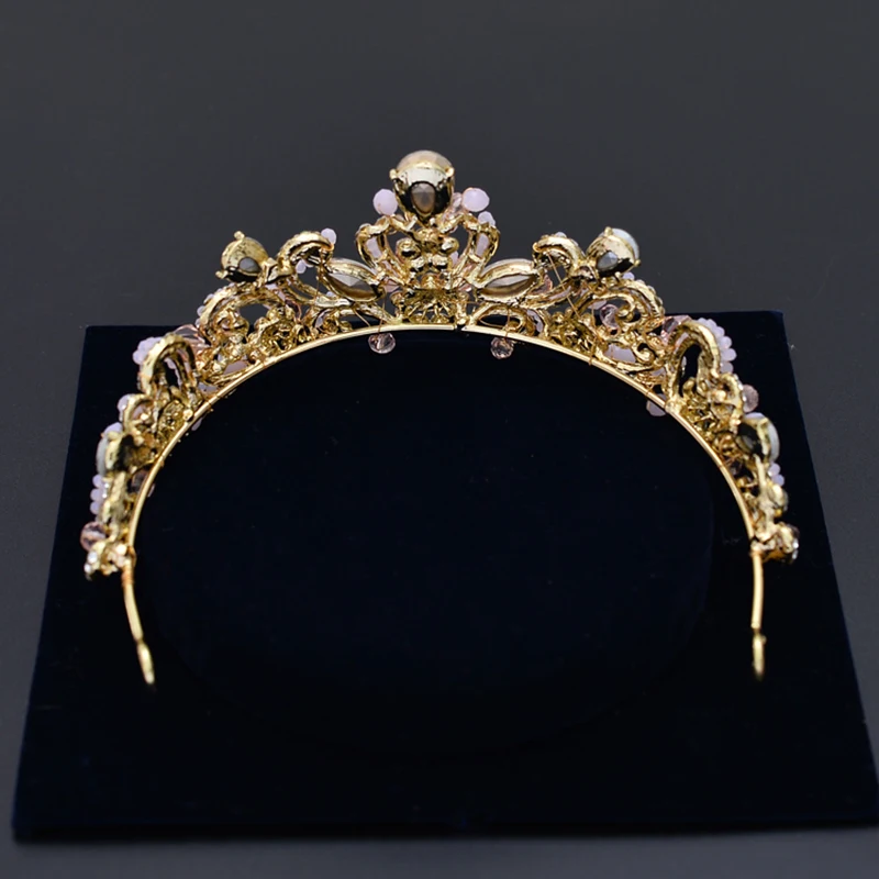 Высокое качество Тиара со стразами Дешевые Свадебные Корона украшения для волос