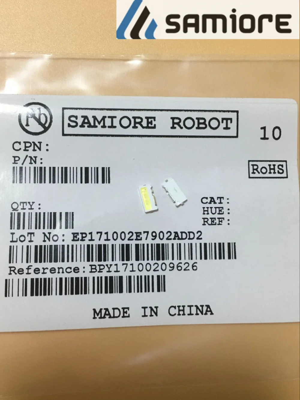 SAMSUNG LED подсветка Edge серии TS732A 3V 7032 SPBWH1732S2LVD1BIB 150 шт. прикольное белое ТВ