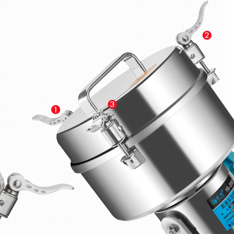 Большая электрическая шлифовальная машина 2 5 кг/4200 Вт сухая еда/кофе/Зерно/перец