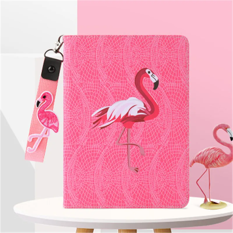 Чехол SPEDKOY для Ipad Air 2, чехол Фламинго из искусственной кожи, силиконовый тонкий мягкий чехол, IPad, авто спящий держатель, чехол