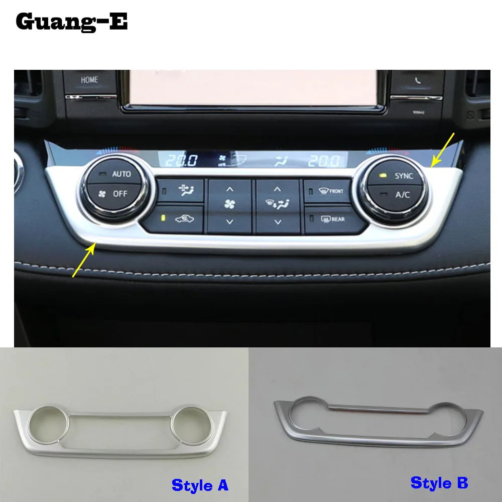 Автомобильный корпус стиль ABS хромированный интерьер кондиционер кнопка