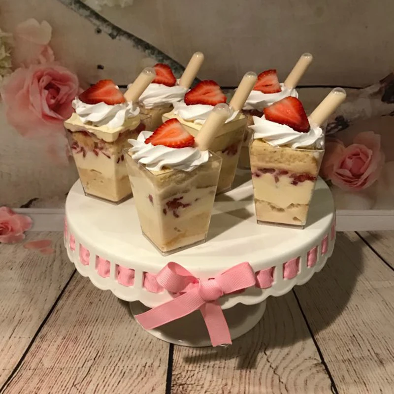 50/100pcs 4 мл Пластик выжать с одной меткой, калиброванная на вытекание флакон-капельница одноразовые пипетки для Мороженое Торт "сделай сам" для изготовления форм для выпечки