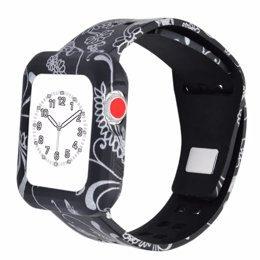 20-iwatch-series321 Bemorcabo противоударный Прочный ремешок для часов с защитным чехлом для Apple Watch, спортивный ремешок для iWatch серии 2/1 - Цвет ремешка: 20-iwatch-series321