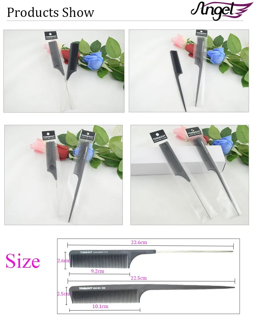 1 шт. 9 &quotАнти Статический Традиционный Стиль Парикмахерские Хвост гребень для