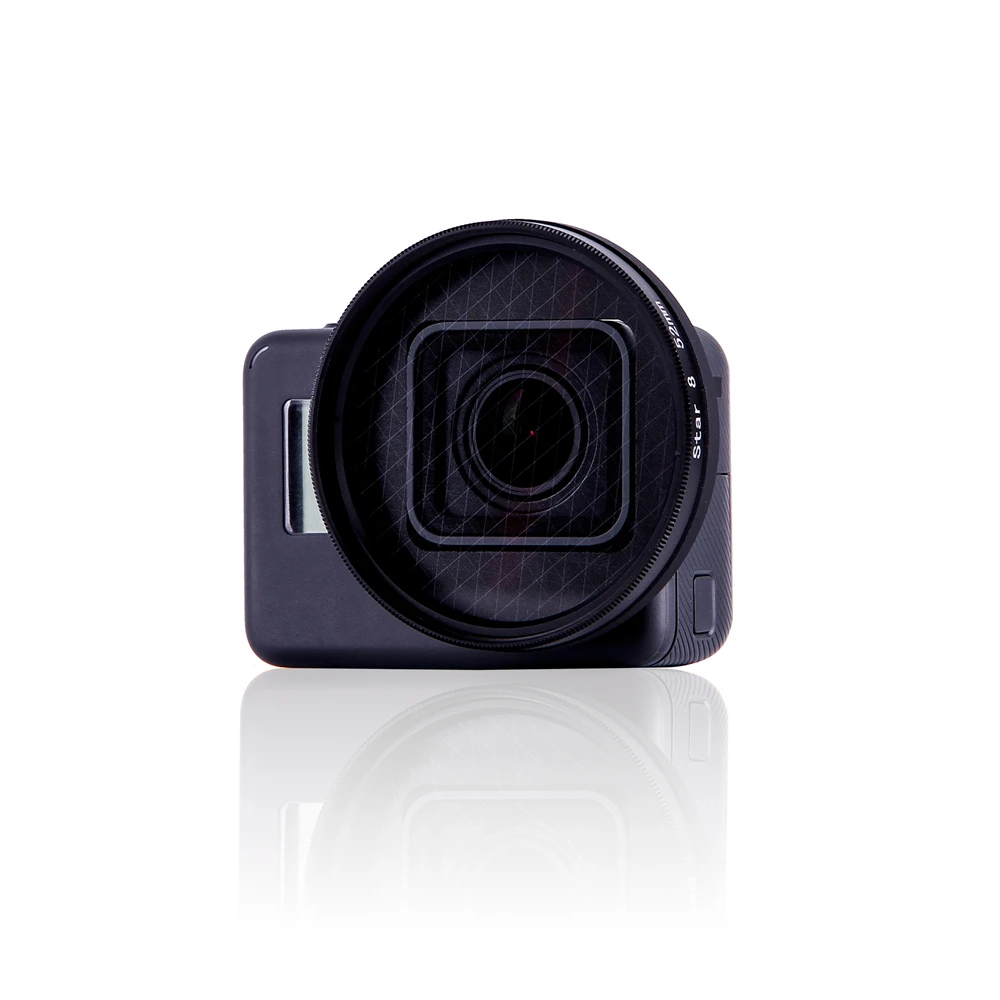 52 мм 4 6 8 Point Star фильтр объектива + крышка переходное кольцо для камеры GoPro Hero 5 Black |