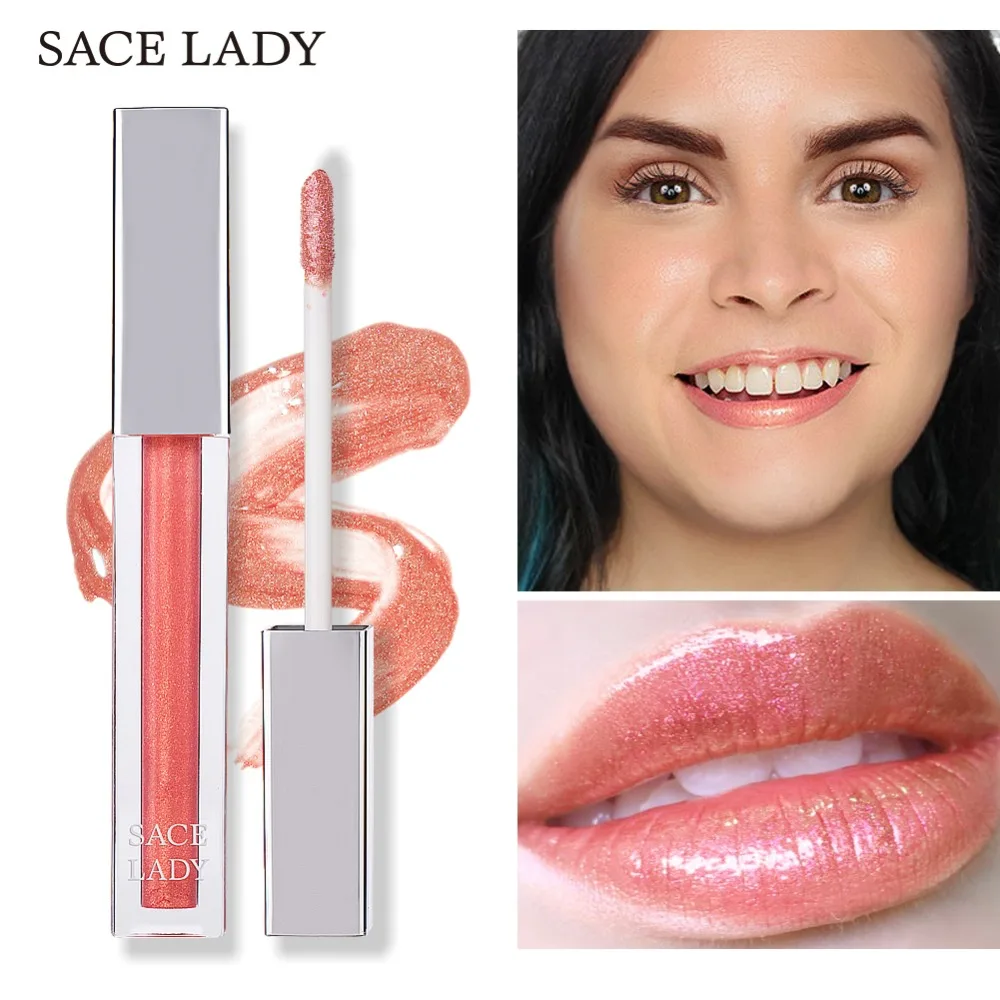 SACE LADY Высокий блеск лак для губ Макияж Гладкий встроенный интенсивный красота