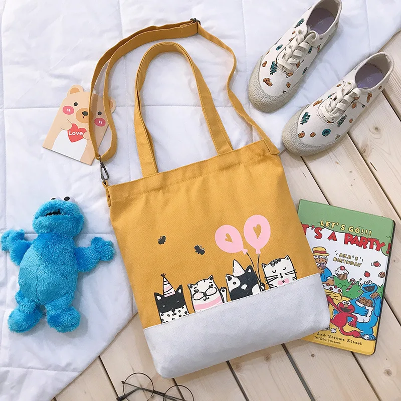 Холщовая Сумка-тоут для женщин повседневная Экологически чистая Складная