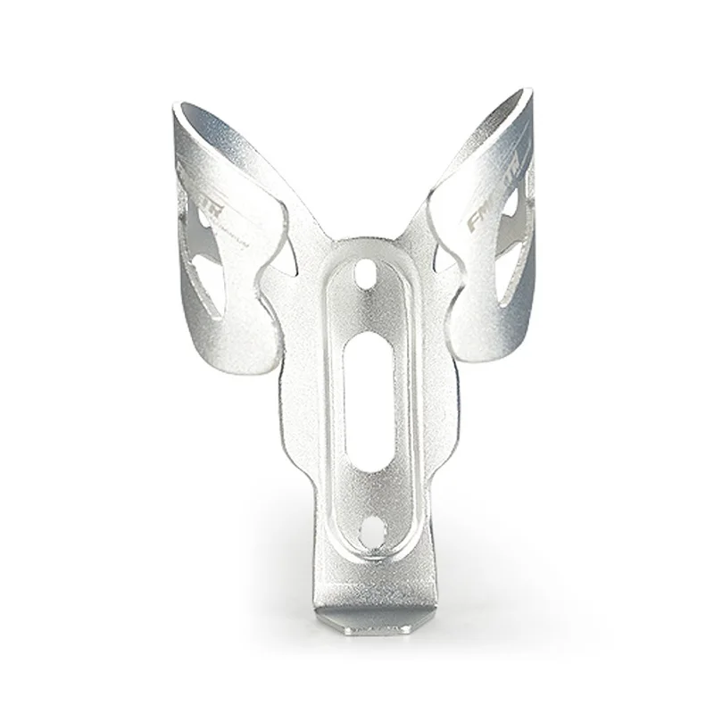 Silver Mounchain, алюминиевый сплав, легкая клетка для бутылок, горный велосипед, дорожный велосипед, бутылка для воды, держатель, bisiklet suluklar, черный - Цвет: Silver