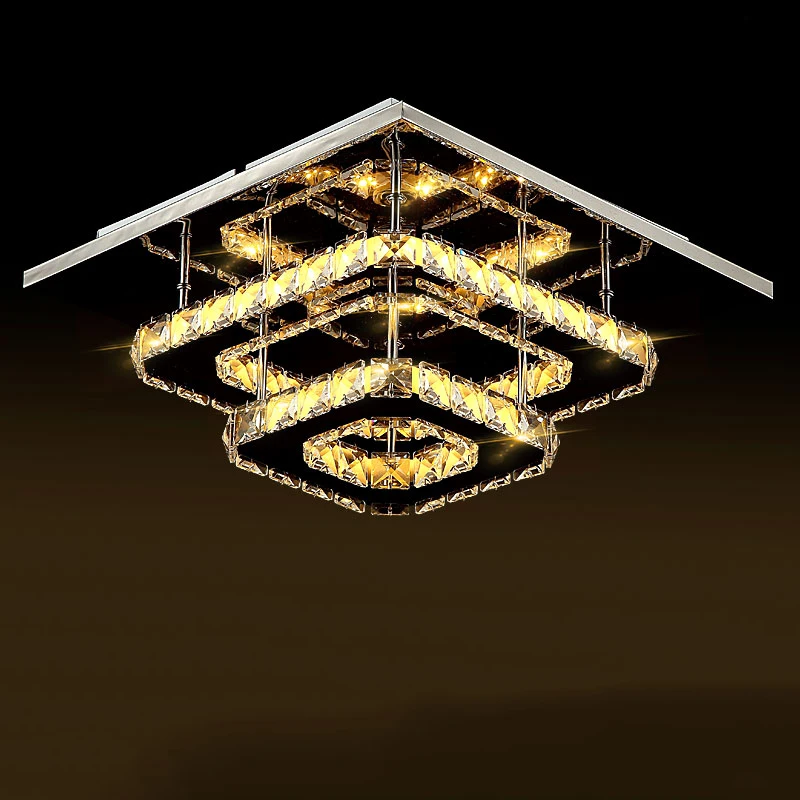 Современные светодиодные потолочные светильники Хрустальный коридор