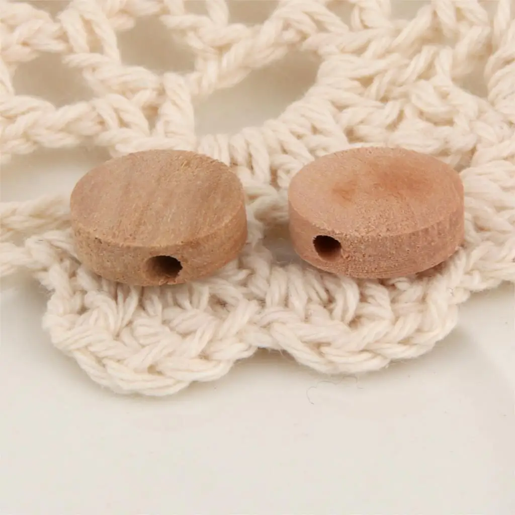 200 шт. бусины из натурального дерева без лака 11 мм|spacer beads|wood spacer beadswood |