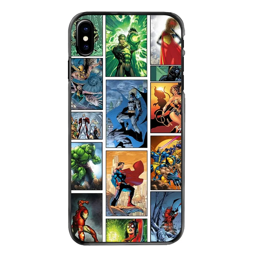 Аксессуары для телефона чехол Marvel Comics логотип huawei P7 P8 P9 P10 Lite плюс 2017 2016 Honor 5C 6 4X 5X