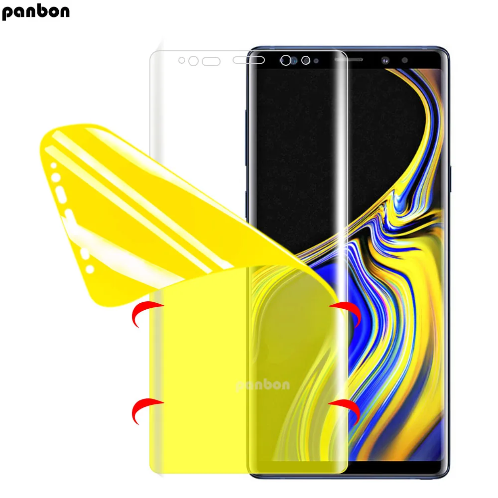 Гидрогель для Samsung galaxy Note 7 FE 8 9 5 edge N9150 полное покрытие защита переднего экрана