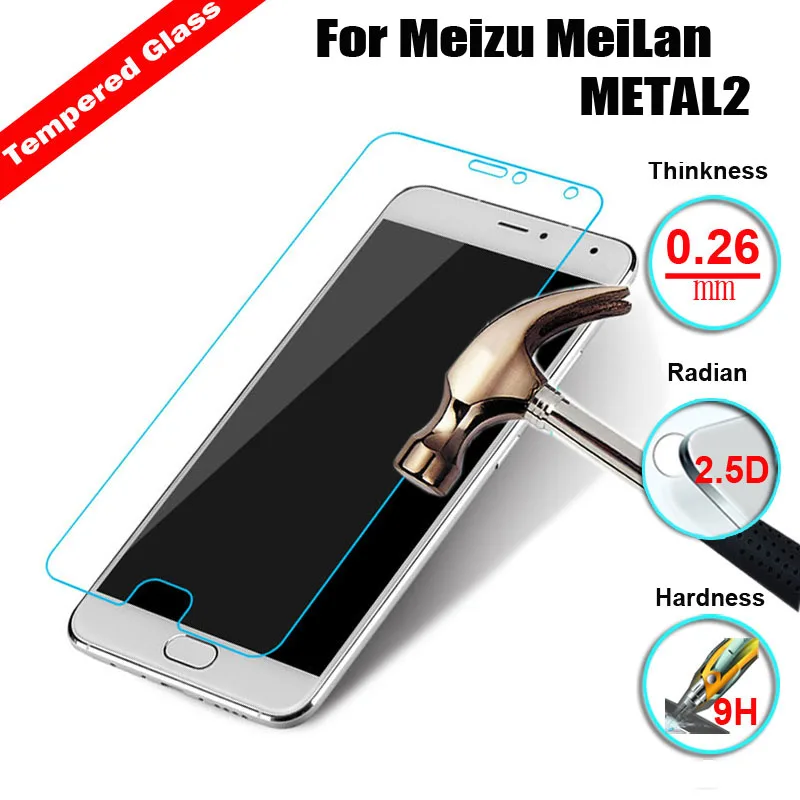 9H 2.5D 0 3 мм закаленное стекло для Meizu Meilan Metal 2 5 &quotВзрывозащищенная