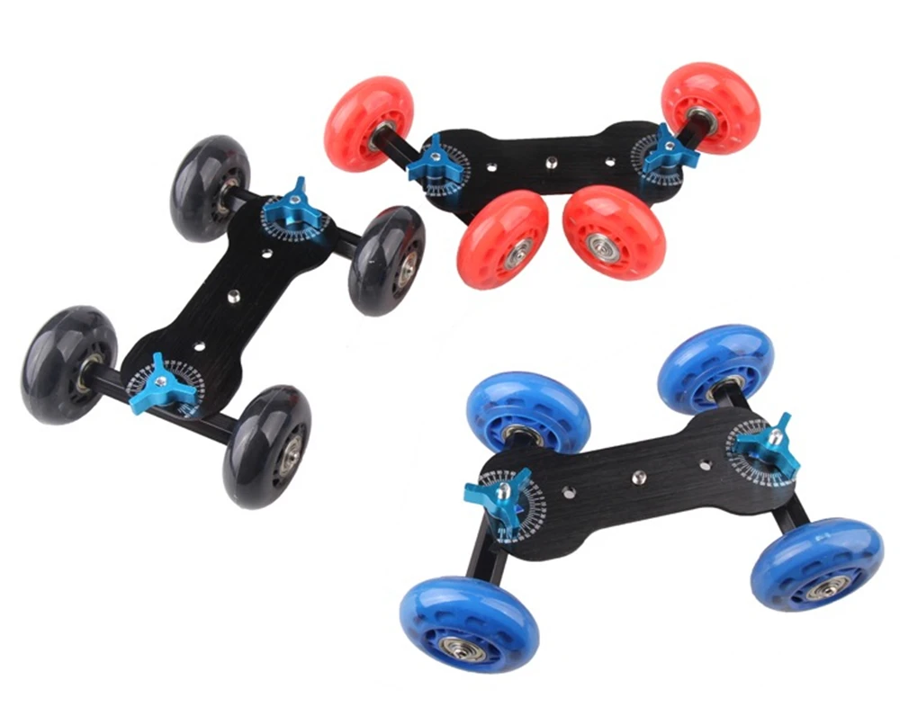 Мини Настольная камера рельсовая Автомобильная настольная тележка Видео