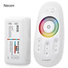 Пульт дистанционного управления для светодиодных лент smd 2,4, 5050, 12-24 В постоянного тока, RGB RGBW, 2835 ГГц, RF, сенсорный экран, 6 А на канал