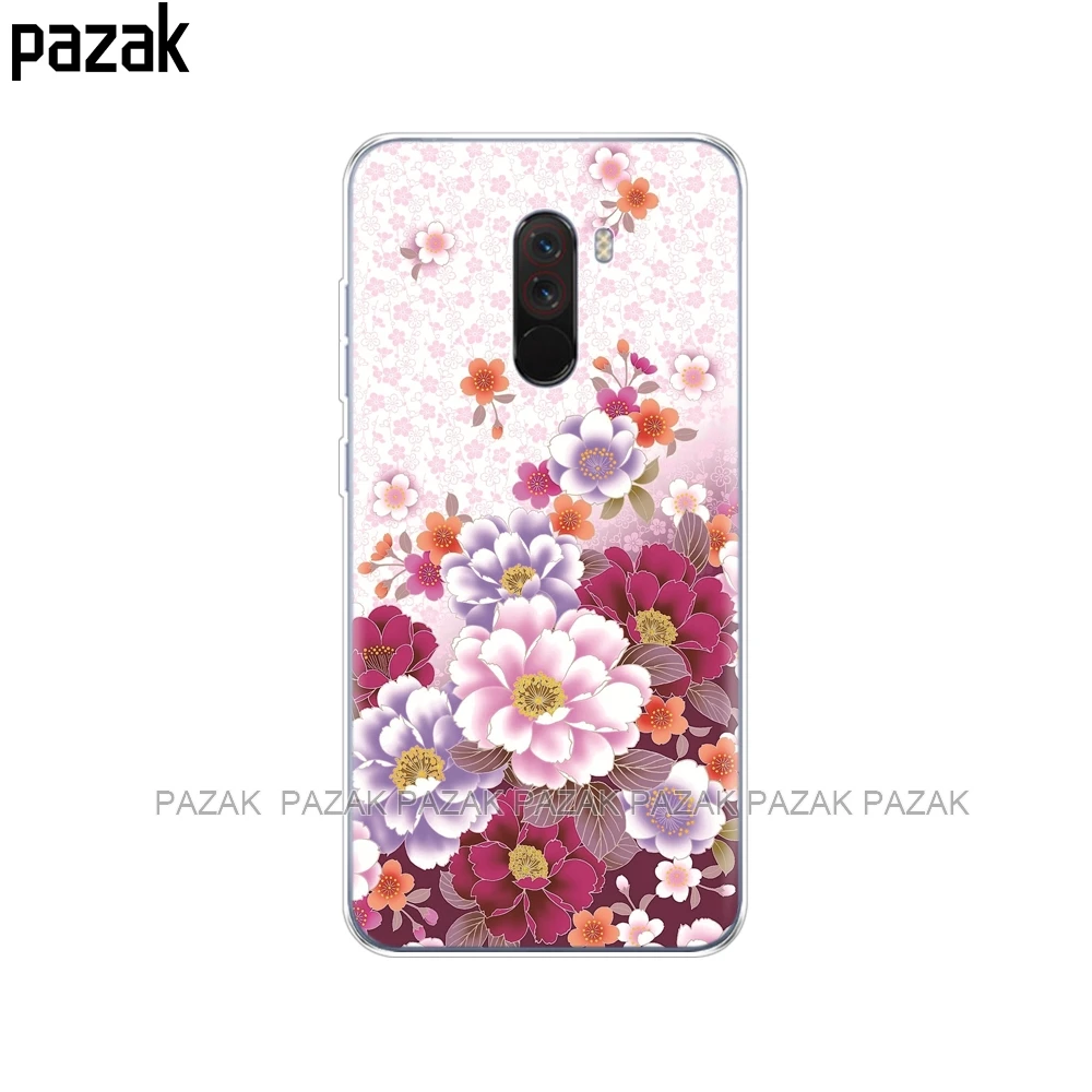 34381 Мягкий чехол pnleone для Xiaomi Pocophone F1, чехол Xiaomi Poco F1, силиконовый мягкий ТПУ чехол для телефона Xiaomi Pocophone F1 Global F, милый - Цвет: 34381