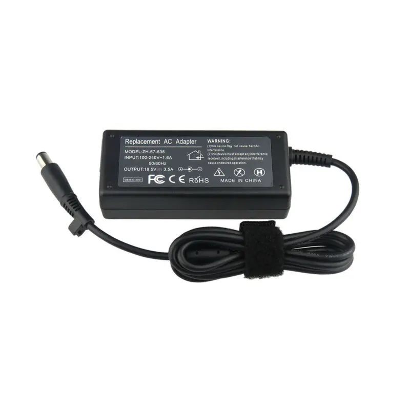 

18.5V 3.5A 65W AC Power Adapter Charger For HP Laptop 463958-001 NC6320 DV5 DV6 DV7 Big Mouth With Needles