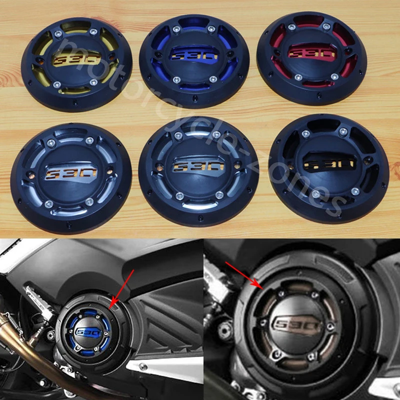 Защитный чехол из титана для двигателя Yamaha Tmax 530 500 T MAX TMAX530 2004 2014 2011 2012 2013|Крышка