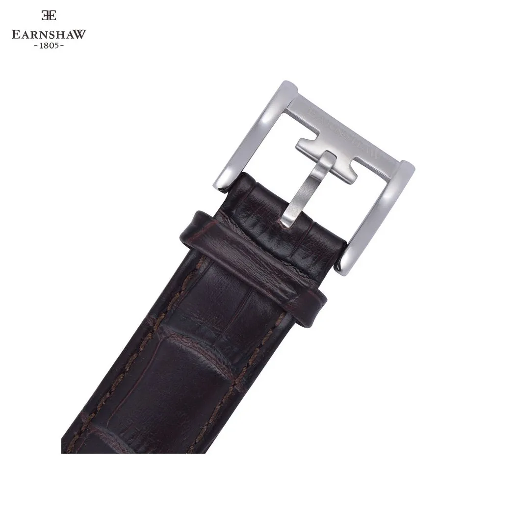 Наручные часы Earnshaw ES-8048-02 мужские кварцевые на кожаном ремешке