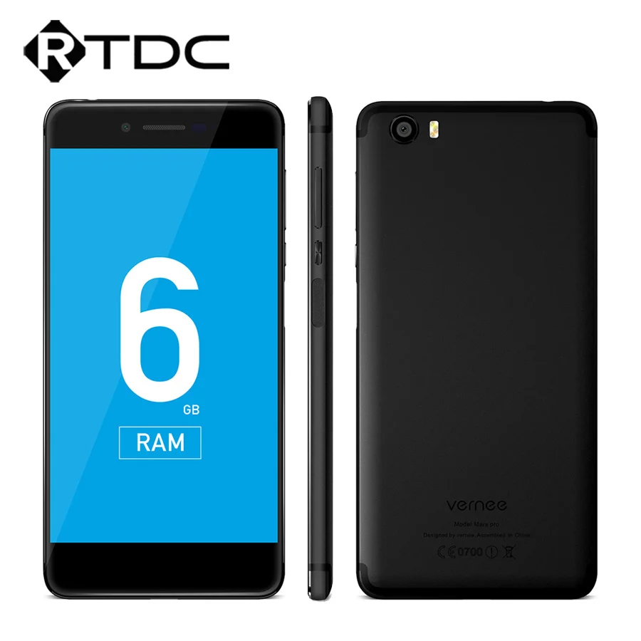 Оригинальный мобильный телефон Vernee Mars Pro 4G LTE экран 5 дюйма FHD 1920*1080 на базе Android 7 0