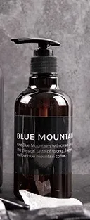 B BM 500 ml 250, 500 мл, коричневая Скандинавская бутылка для хранения шампуня для ванной, бутылка для хранения жидкого лосьона, органайзер для путешествий, Декор, Новинка - Цвет: B BM 500 ml