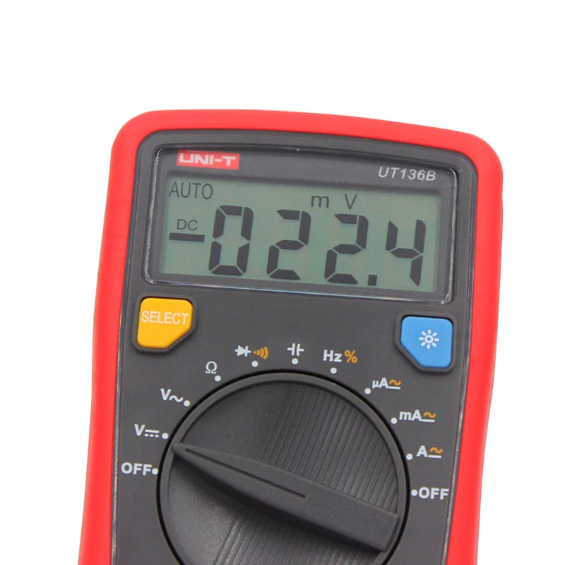 UNI T UT136B Цифровые мультиметры AC/DC тока сопротивления емкости частоты Multi Multimetro