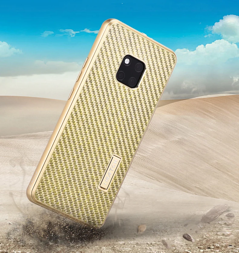 IMatch настоящий карбоновый и алюминиевый металлический чехол для huawei mate 20/Pro роскошный чехол с полной защитой для huawei mate 20 чехол