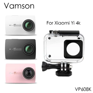 Водонепроницаемый чехол Vamson 60 м, защитный корпус для дайвинга для Xiaomi для спортивной камеры Yi 4K 2 VP608K
