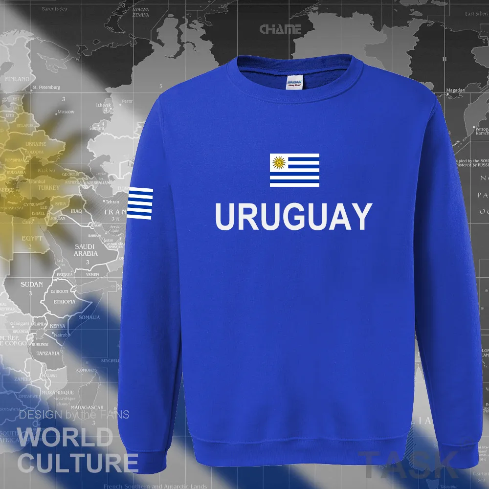 Uruguay толстовка с символикой Парагвая Мужская Толстовка Пот новая уличная одежда