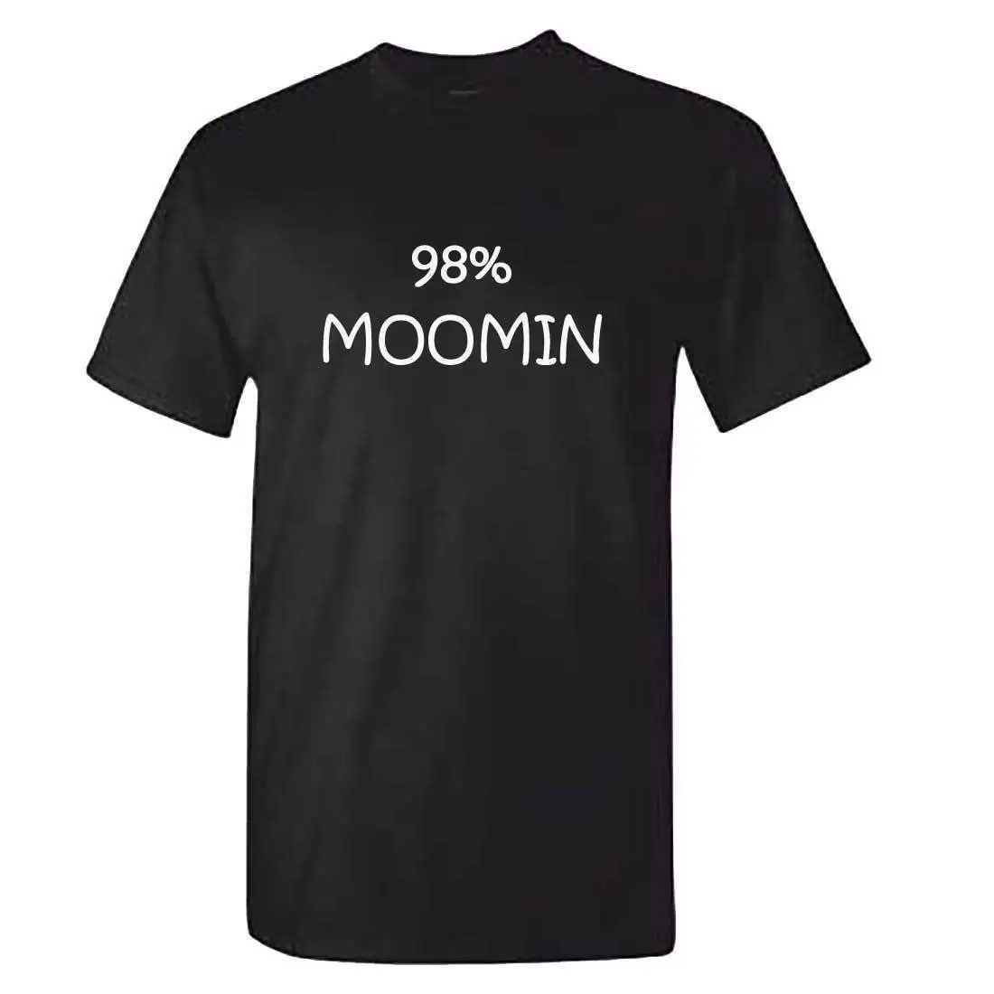 MOOMIN Футболка-унисекс 98% Moomin ретро детская ТВ программа 70 s футболка мультфильм