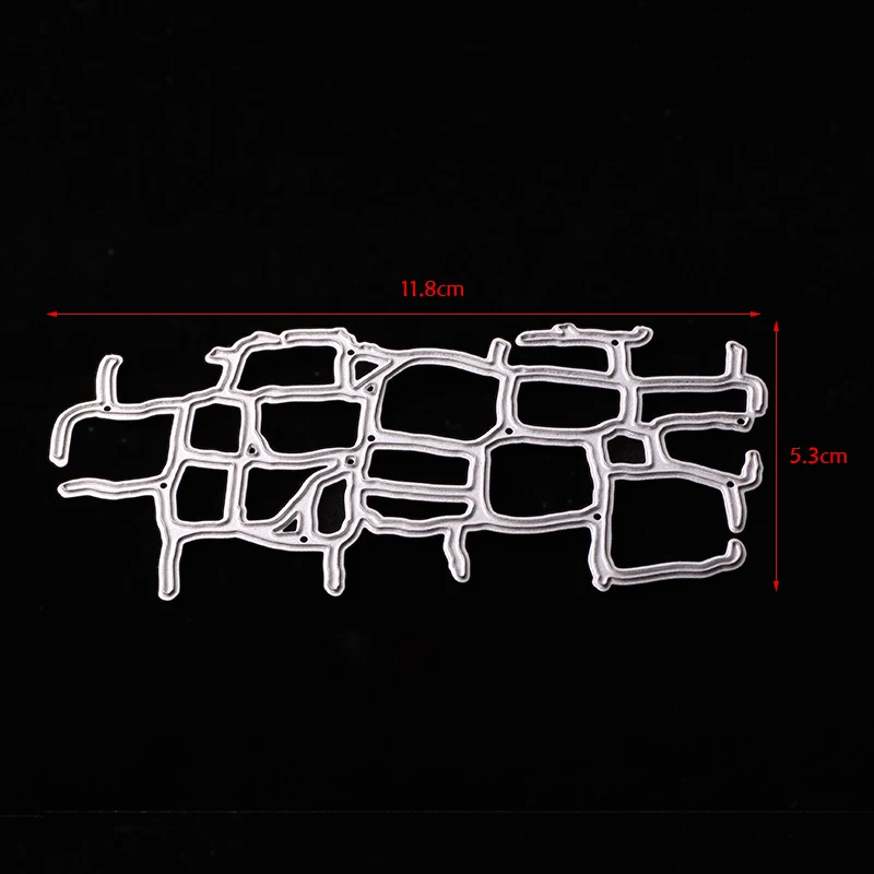 ABOOM New 1PC Special Geometry Grid Net Card Maker Metal Die Cutting Dies For DIY Scrapbooking Photo Album Decorative Cut | Дом и сад