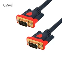 1080p vga to vga cable 15 pin male to male video cable for pc computer projector hdtv monitor display 1 5m3m5m