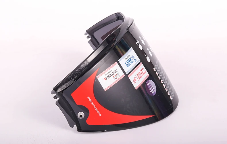 LS2 Valiant шлем козырек дым красочные серебряные линзы только для LS2 FF399 шлем модель с анти-туман патч отверстие Радужный щит