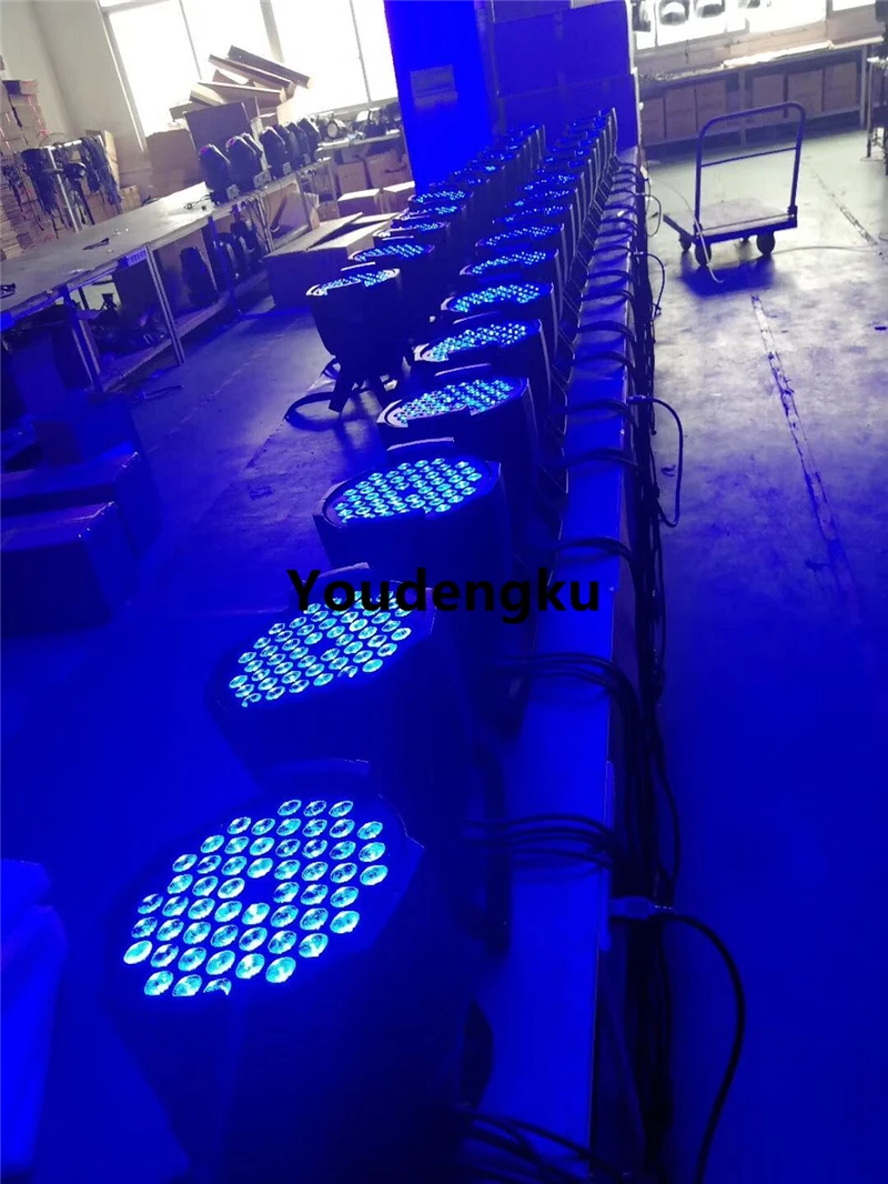 8 шт. 4в1 rgbw led par 54x3 w 64 dmx can сценическое освещение|led stage lights|stage lightled 54 |