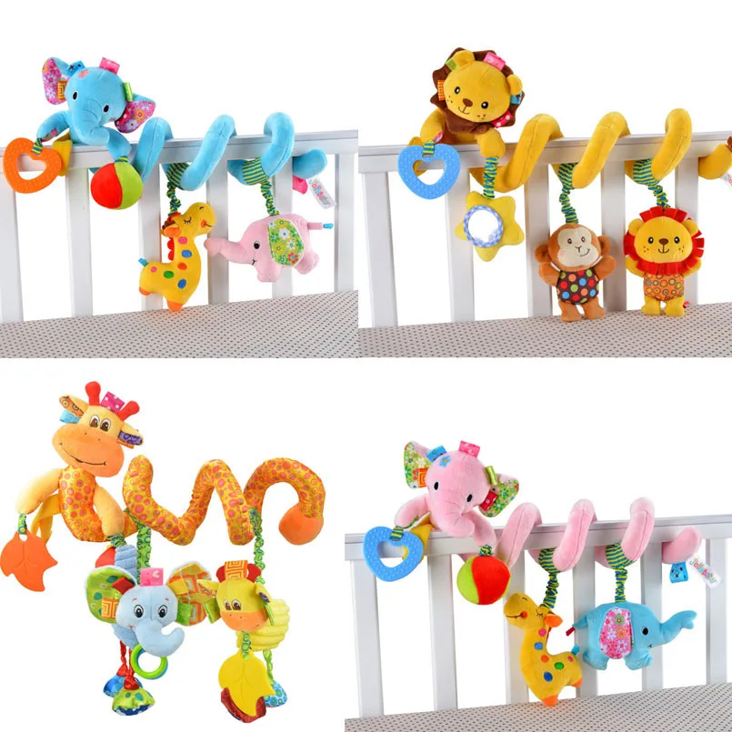Мягкая игрушка погремушка для детской кроватки коляски|Интерактивные игрушки