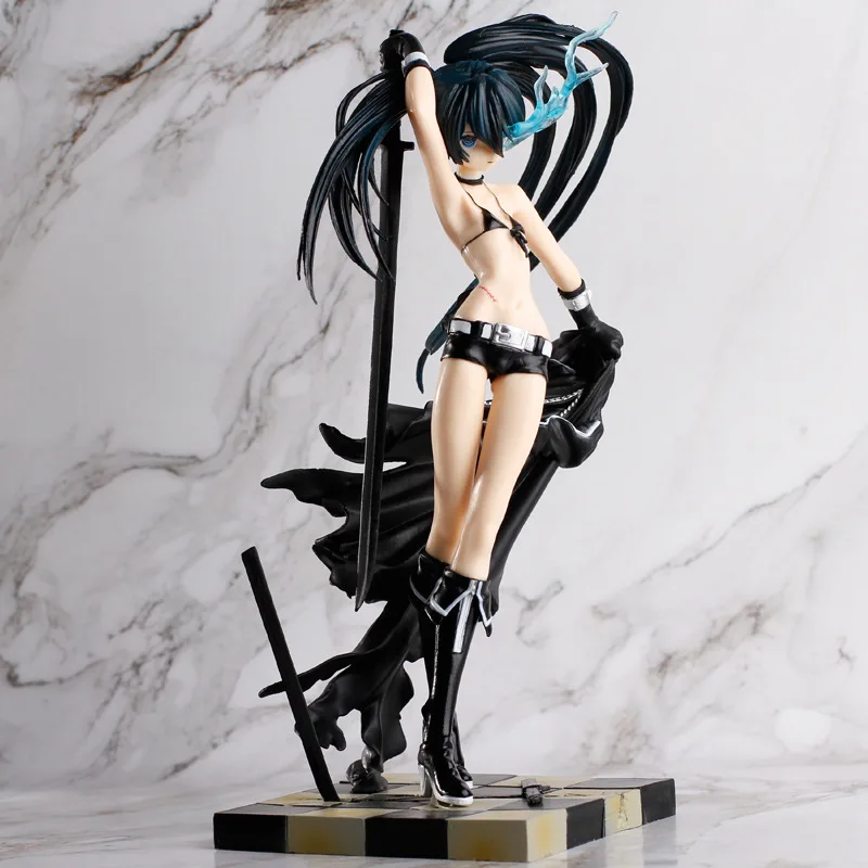Аниме Black Rock Shooter палаш черный Ножи Ver ПВХ фигурка Коллекционная модель игрушки