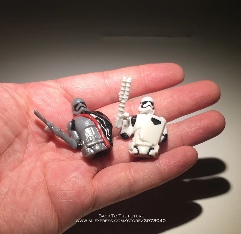 Disney Звездные войны капитан Phasma штурмовика 2 шт./компл. 3 см фигурку положения Аниме