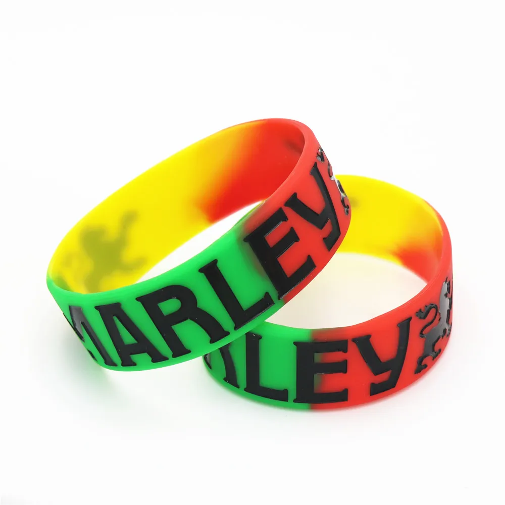 25 шт. силиконовые браслеты для музыкальных фанатов 1 дюйм|Браслеты с голограммой|